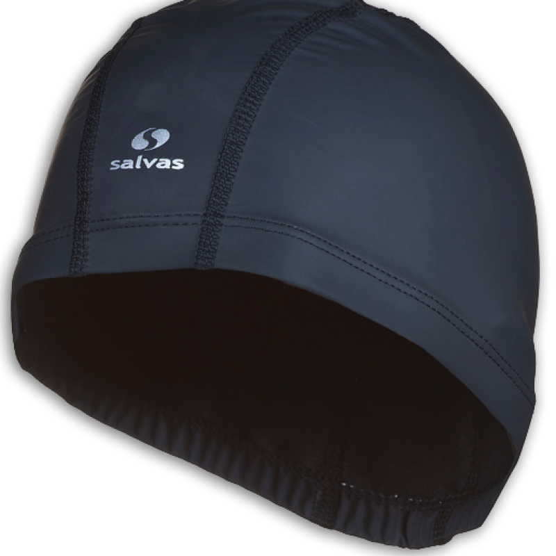 pu swim cap black